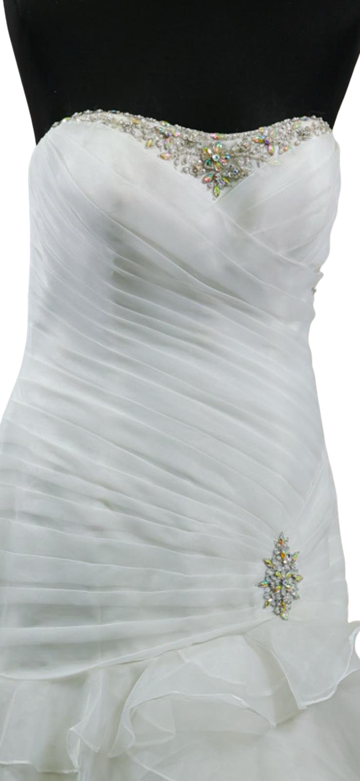 Strapless Ivory Wedding Dress - Image 2