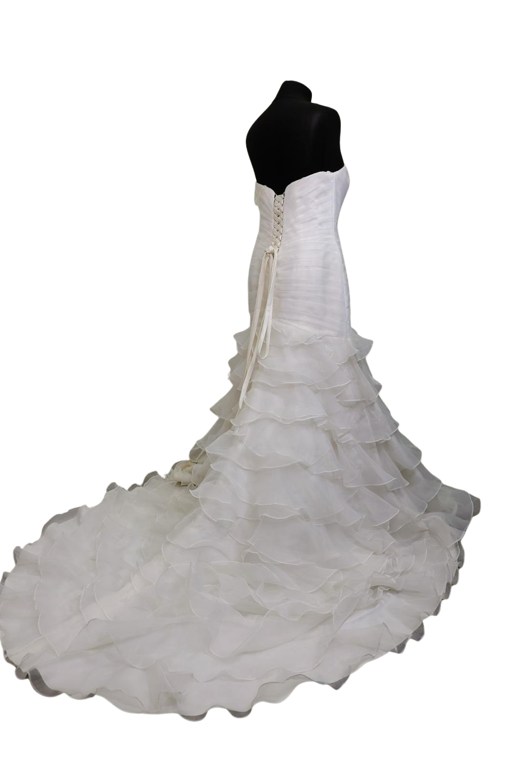 Strapless Ivory Wedding Dress - Image 3