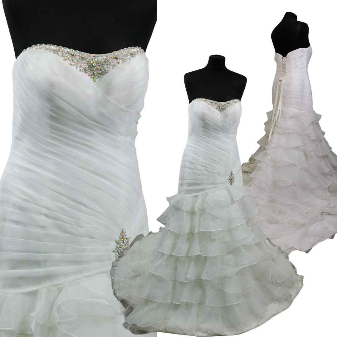 Strapless Ivory Wedding Dress