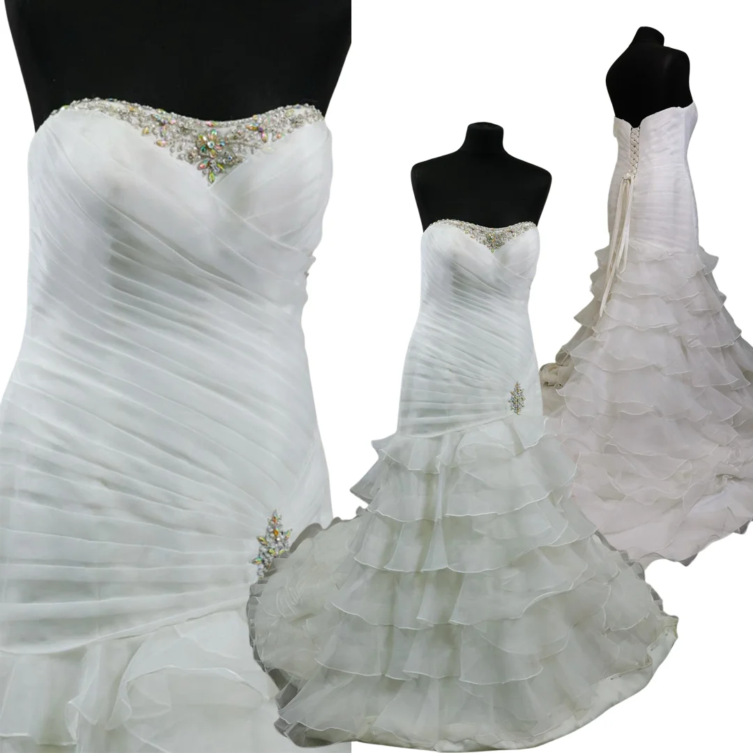 Strapless Ivory Wedding Dress