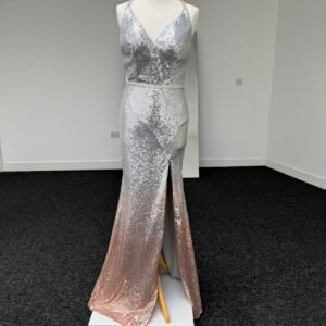 Celestial Shine Ombre Evening Dress