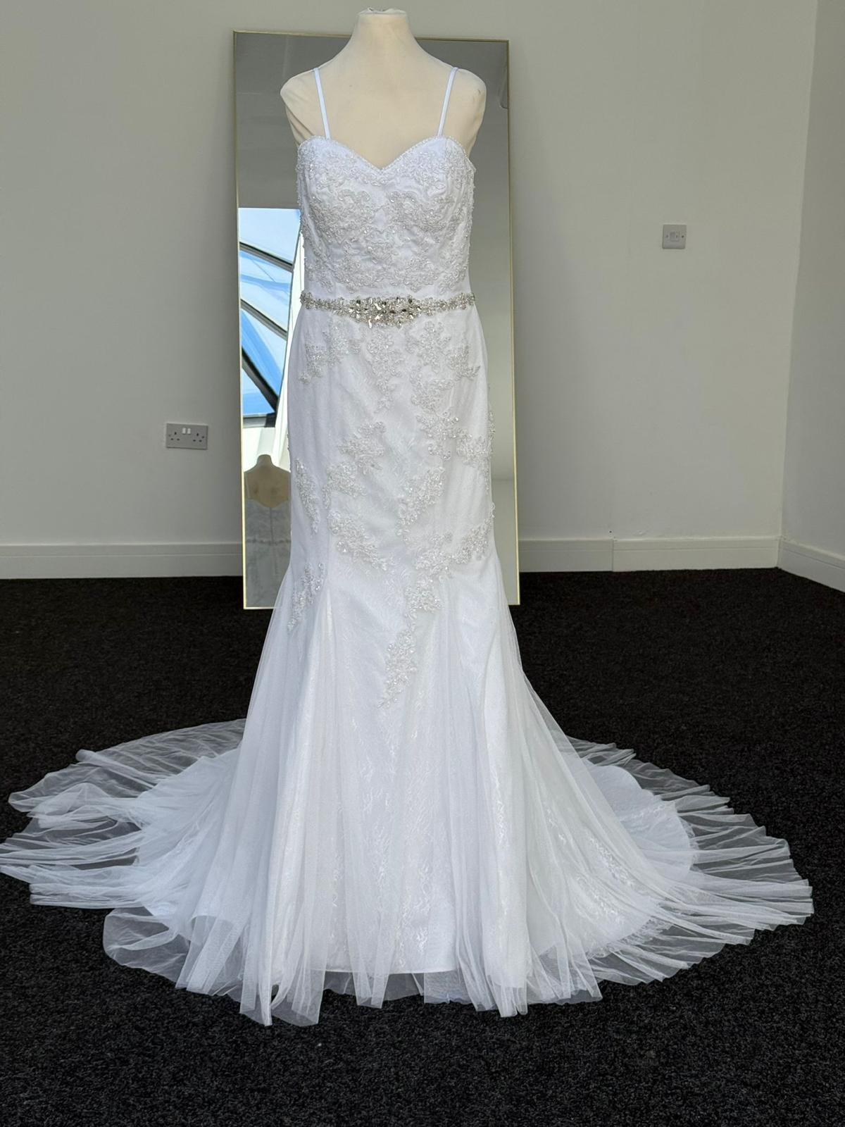 Eternal Grace Lace Mermaid Wedding Gown - Image 3